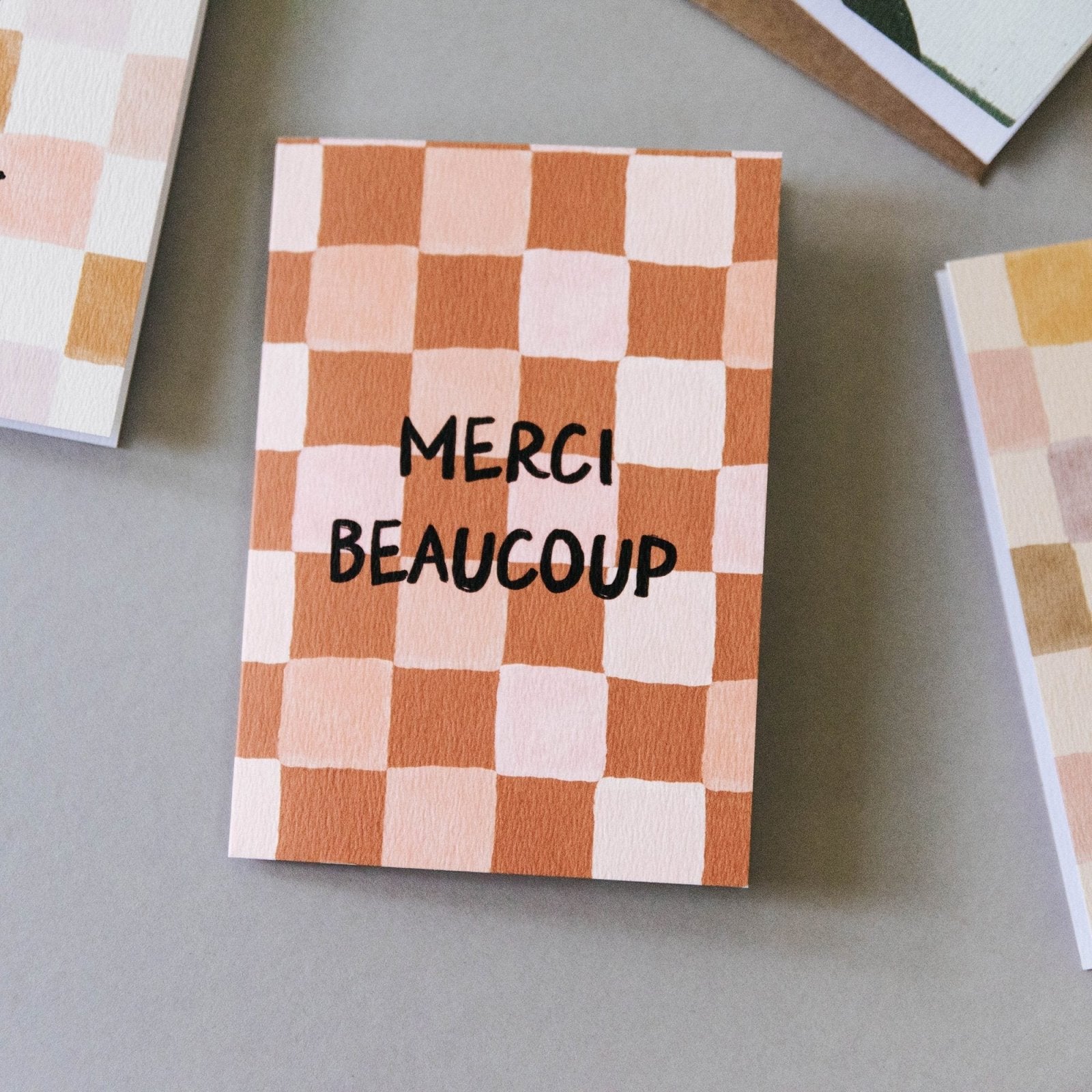 Merci Beaucoup Thank You Card - I am Nat Ltd - Greeting Card