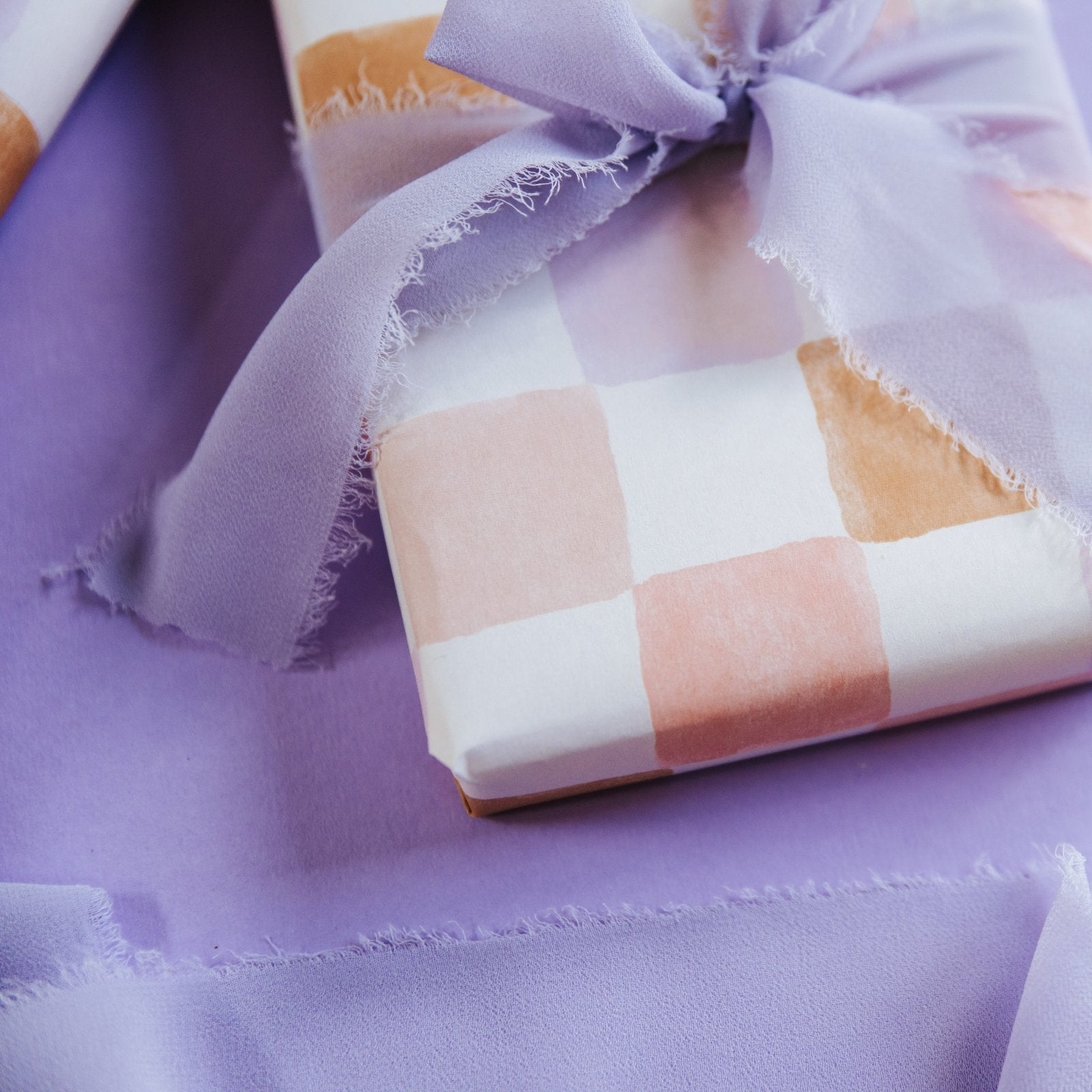 Pastel Chequerboard Wrapping Paper - I am Nat Ltd - Gift Wrap