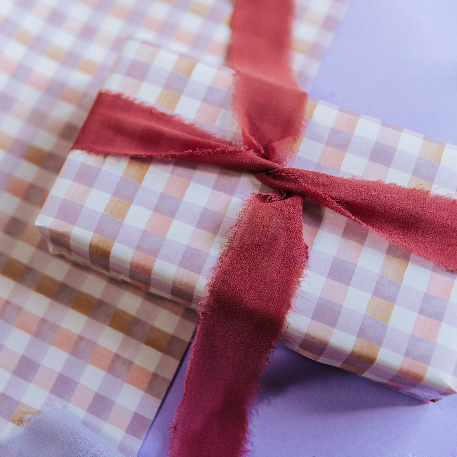 Pastel Gingham Gift Wrapping Paper - I am Nat Ltd - Gift Wrap