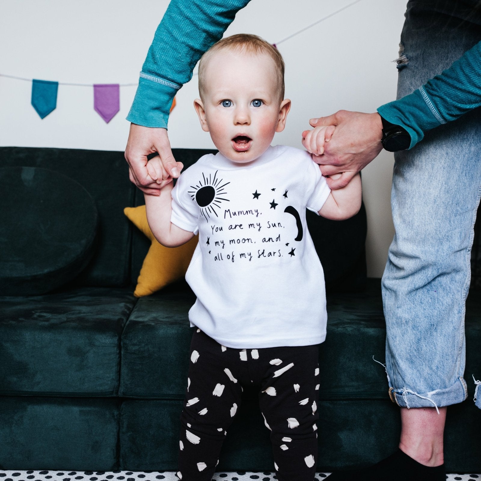 Sun, Moon and Stars Personalised Children's T-Shirt - I am Nat Ltd - Children's T-Shirt