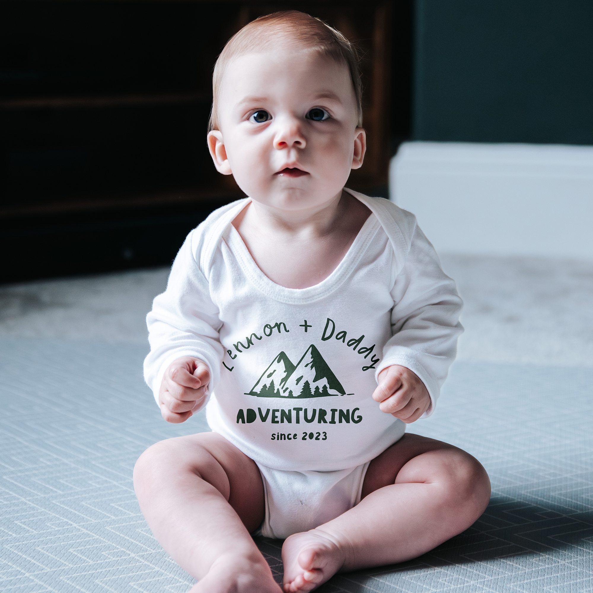 Adventuring Personalised Babygrow - I am Nat Ltd - Baby Grow