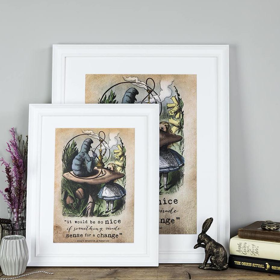 Alice in Wonderland ‘It Would Be So Nice’ Print - Colour Version - I am Nat Ltd - Print