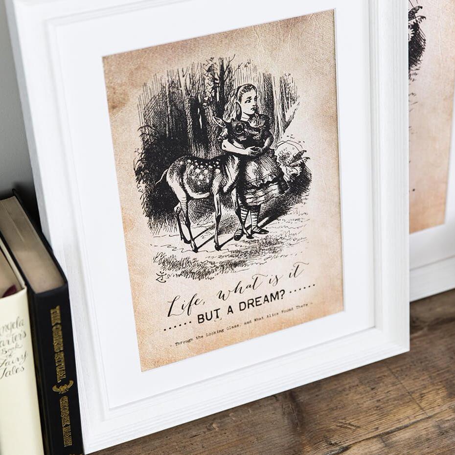 Alice in Wonderland ‘Life’ Print - I am Nat Ltd - Print