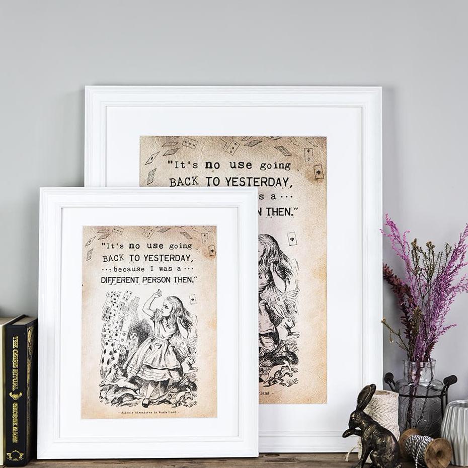 Alice in Wonderland ‘Yesterday’ Print - I am Nat Ltd - Print