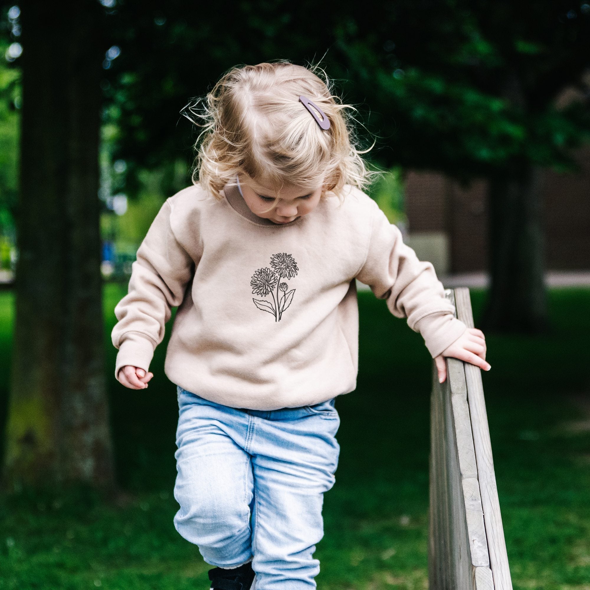 Birth Month Flower Children's Jumper - I am Nat Ltd - Children's Jumper