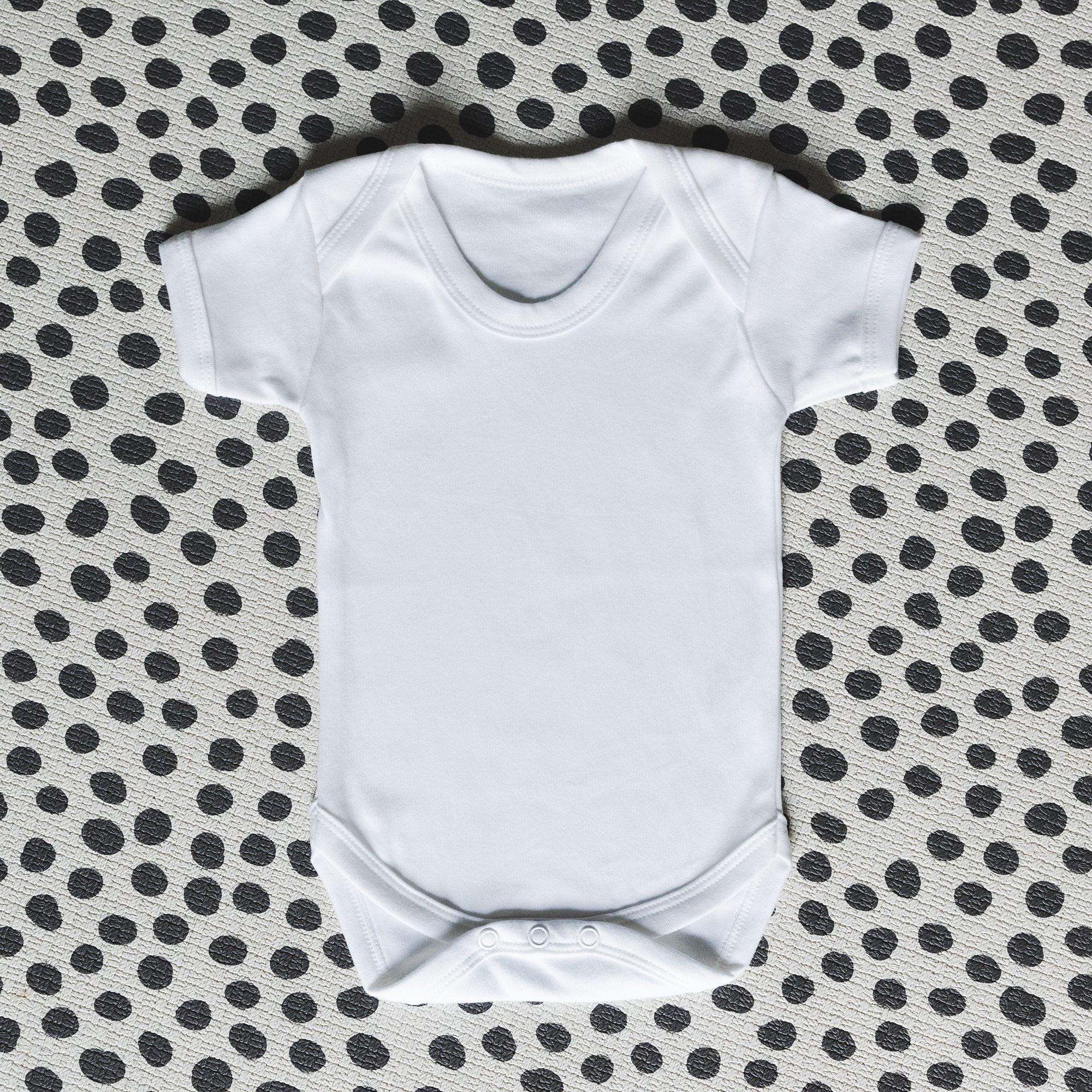 Birth Month Flower Personalised Babygrow - I am Nat Ltd - Baby Grow