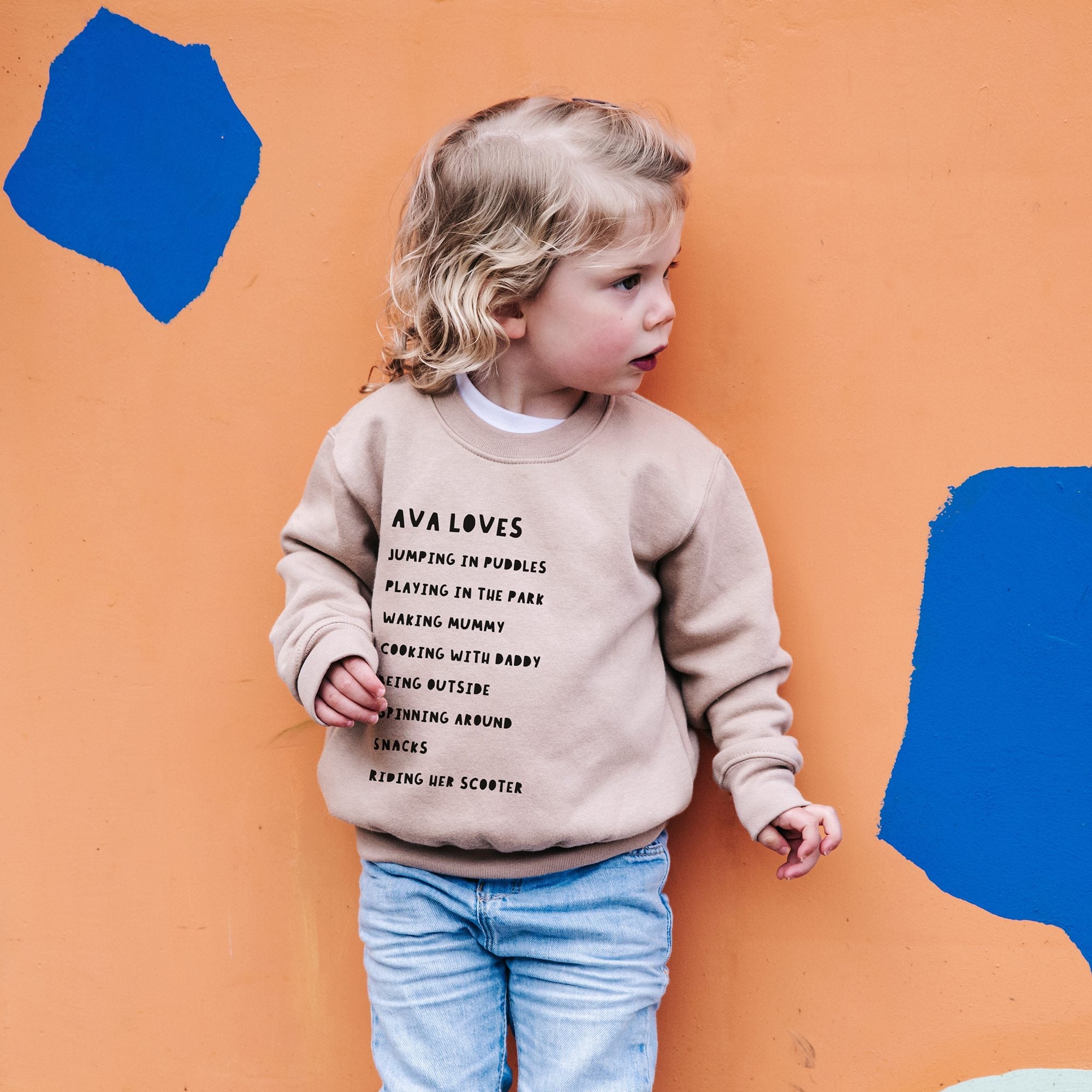 Child Loves Personalised Children&#39;s Jumper - I am Nat Ltd - Children&#39;s Jumper