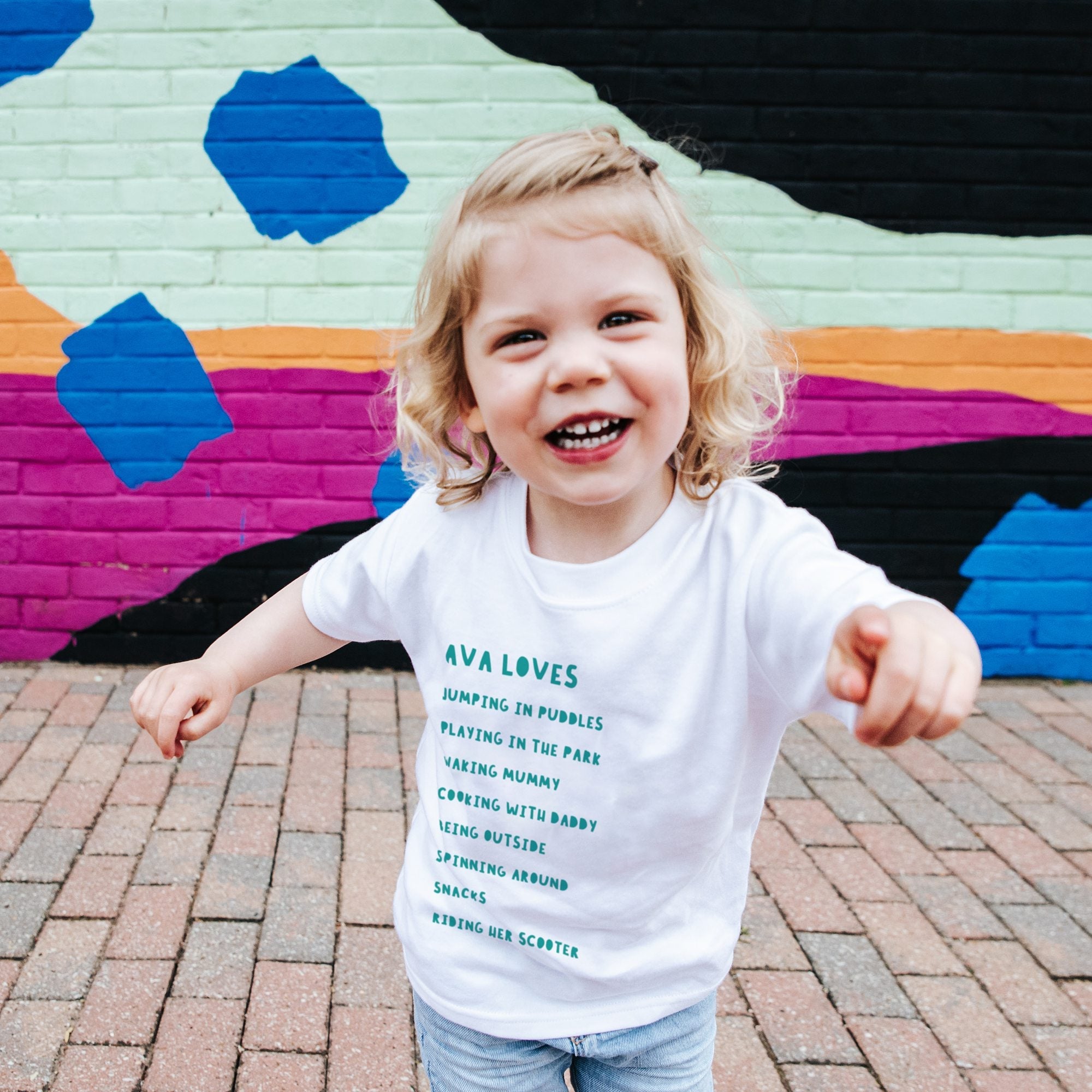 Child Loves Personalised Children's T-Shirt - I am Nat Ltd - Children's T-Shirt