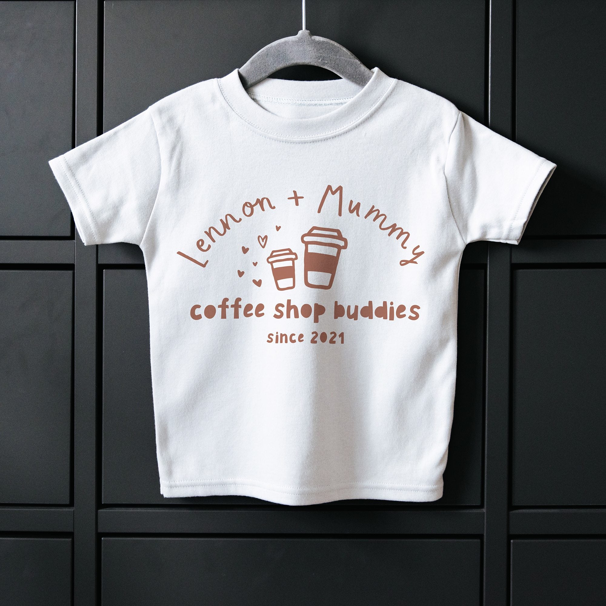 Coffee Buddies Children&#39;s T-Shirt - I am Nat Ltd - Children&#39;s T-Shirt