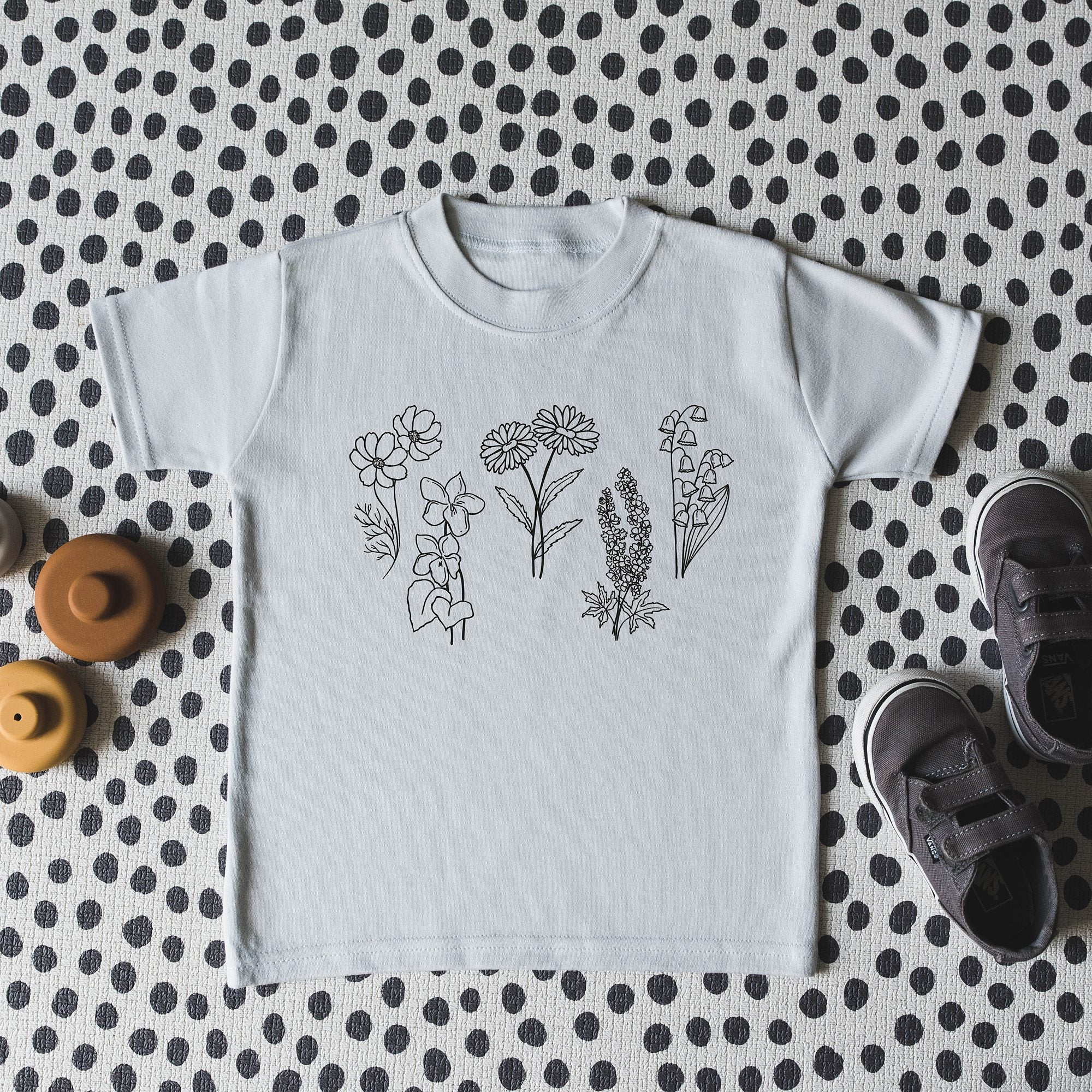 Family Birth Month Flowers Children's T-Shirt - I am Nat Ltd - Children's T-Shirt