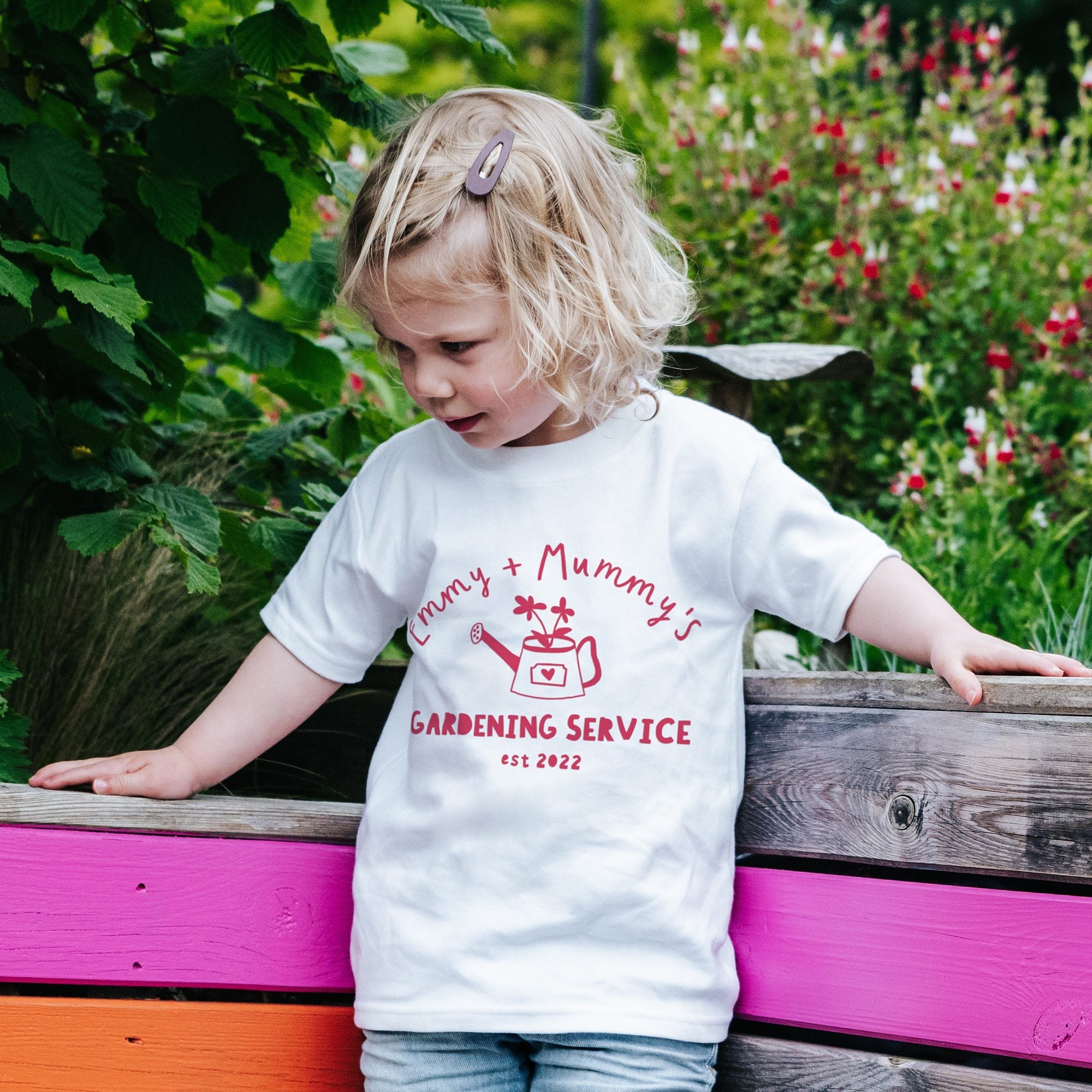 Gardening Service Flower Children's T-Shirt - I am Nat Ltd - Children's T-Shirt