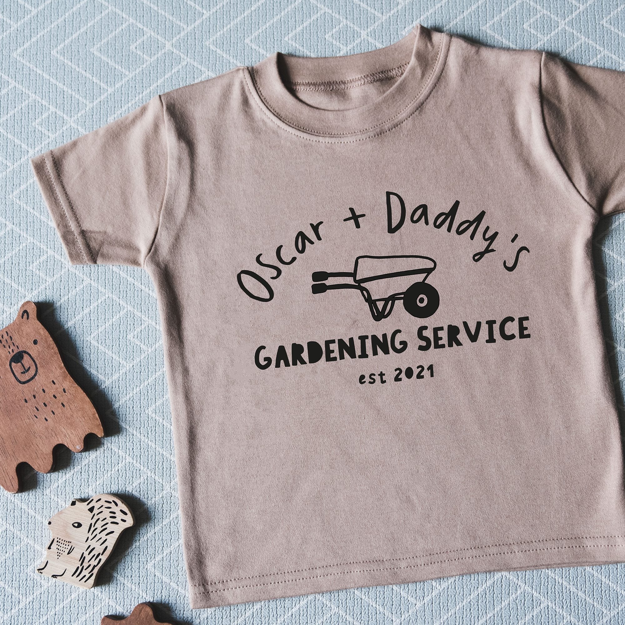 Gardening Service Wheelbarrow Children&#39;s T-Shirt - I am Nat Ltd - Children&#39;s T-Shirt