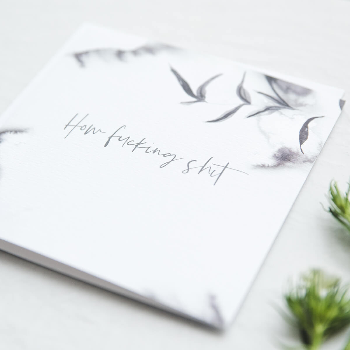 'How Fucking Shit' Sympathy and Empathy Card - I am Nat Ltd - Greeting Card