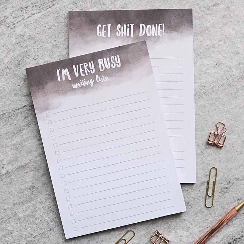 'I'm Very Busy' A5 To Do List Notepad - I am Nat Ltd - Notepad