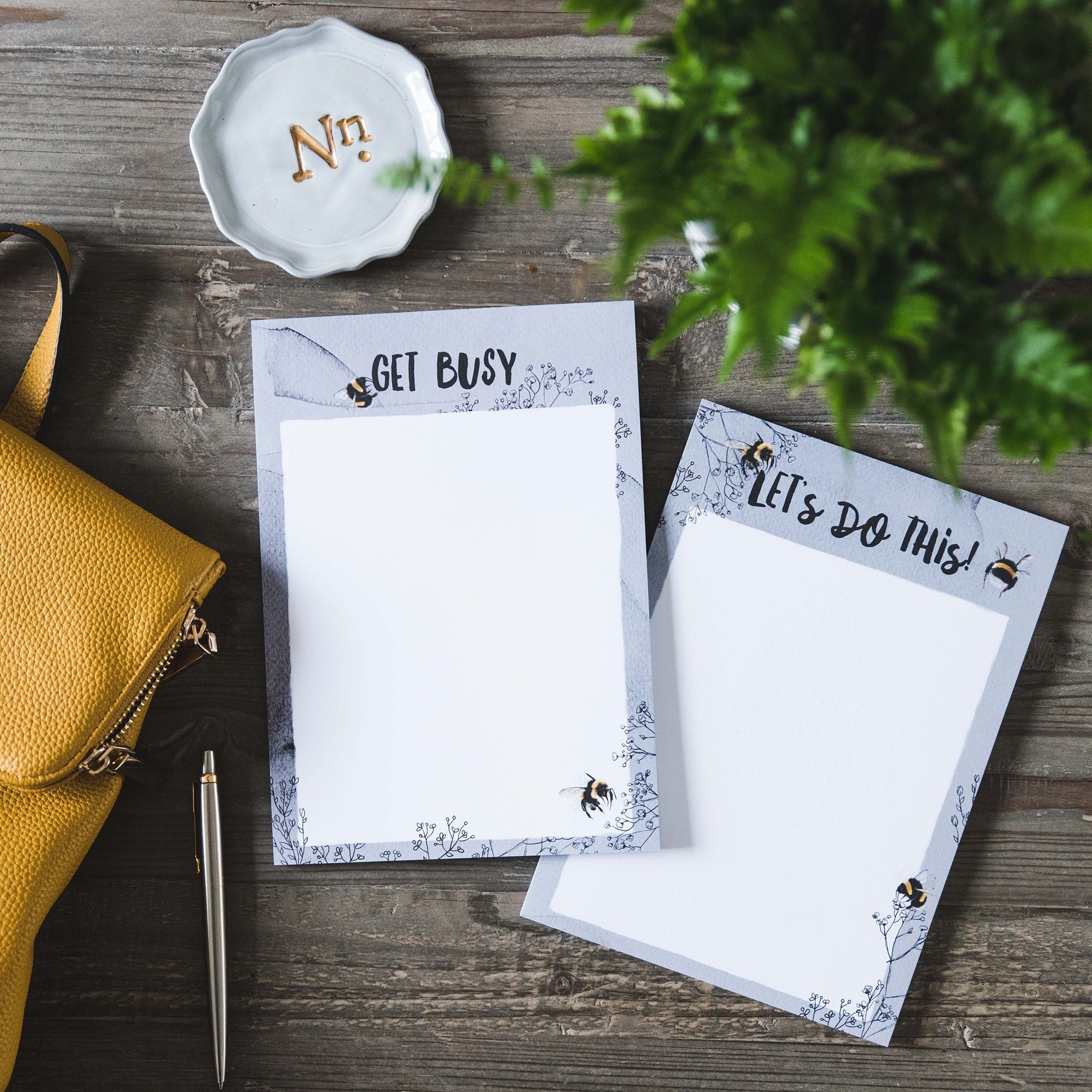 &#39;Let&#39;s Do This!&#39; A5 Bumblebee To Do List Notepad - I am Nat Ltd - Notepad