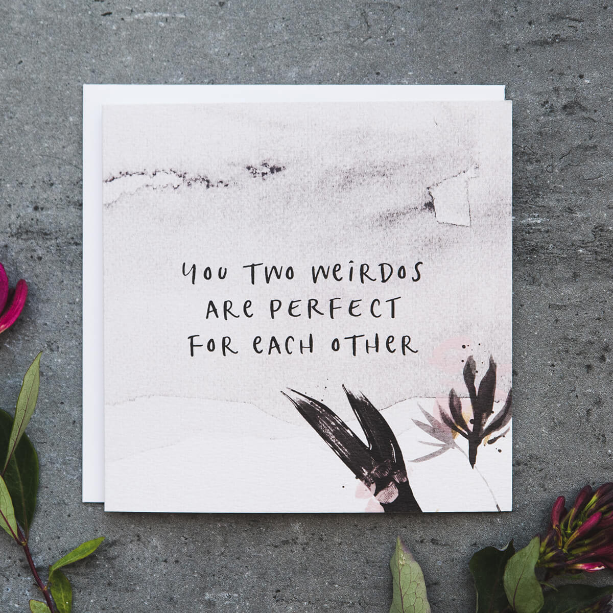 'Perfect For Each Other' Funny Engagement And Wedding Card - I am Nat Ltd - Greeting Card