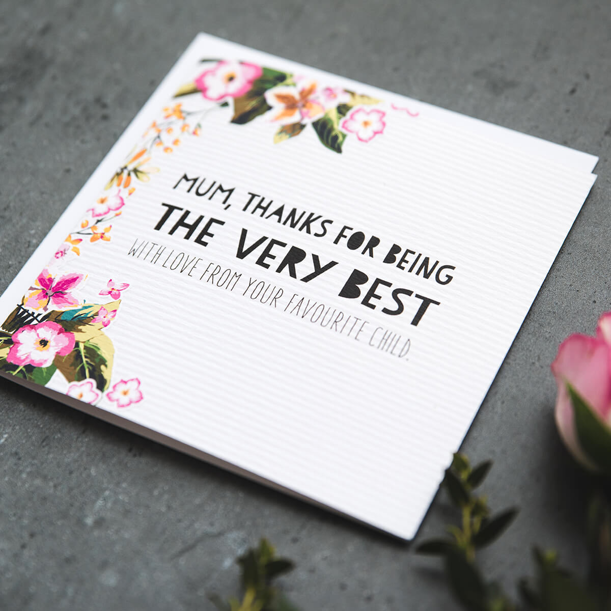 &#39;The Very Best&#39; Funny Card for Mum - I am Nat Ltd - Greeting Card