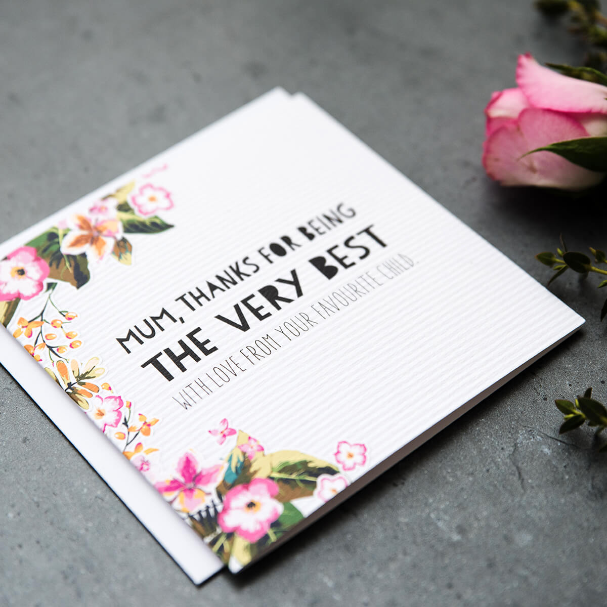 'The Very Best' Funny Card for Mum - I am Nat Ltd - Greeting Card