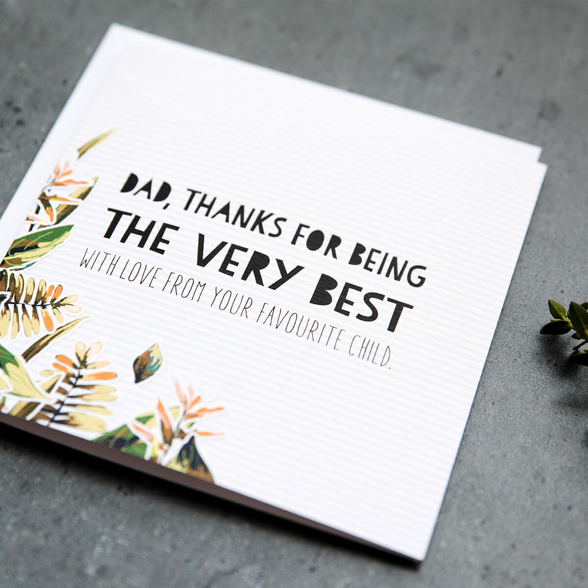 &#39;The Very Best&#39; Funny Father&#39;s Day Card - I am Nat Ltd - Greeting Card