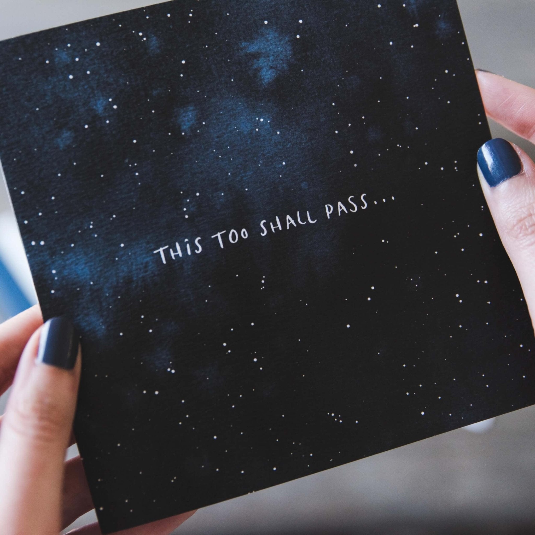 &#39;This Too Shall Pass&#39; Thinking of You Card - I am Nat Ltd - Greeting Card