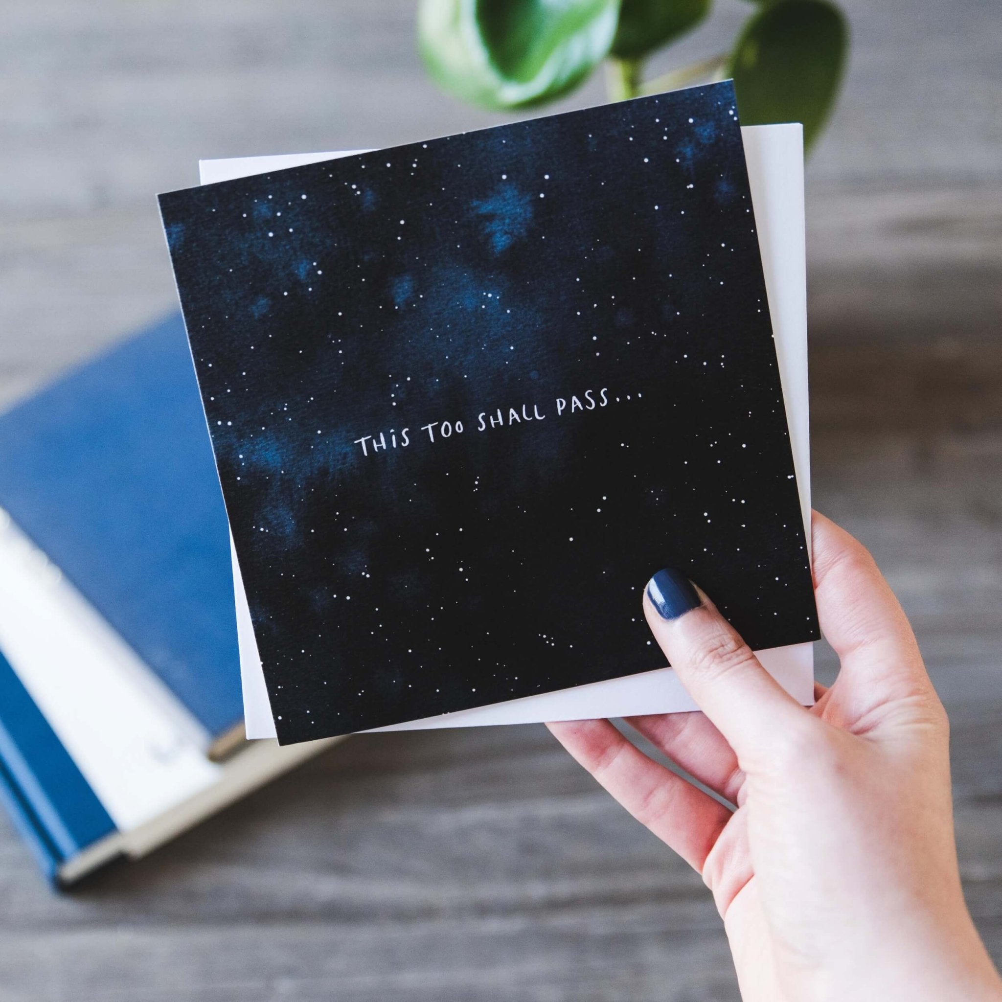 &#39;This Too Shall Pass&#39; Thinking of You Card - I am Nat Ltd - Greeting Card