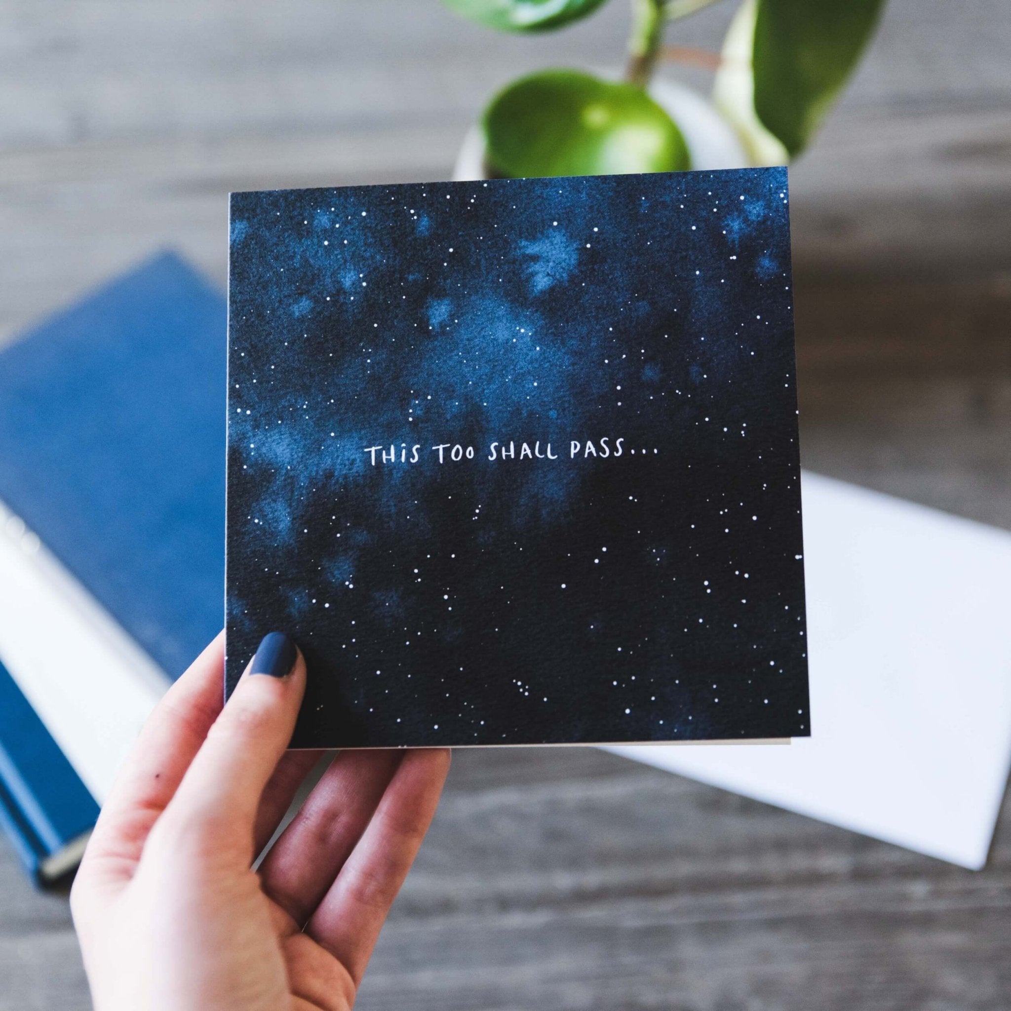 &#39;This Too Shall Pass&#39; Thinking of You Card - I am Nat Ltd - Greeting Card